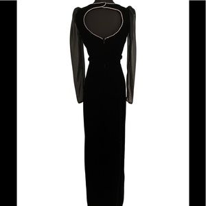 Vintage Custom made velvet gown